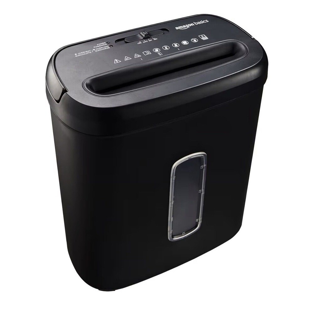 AmazonBasics 8-sheet Cross-cut Paper and Credit Card Shredder